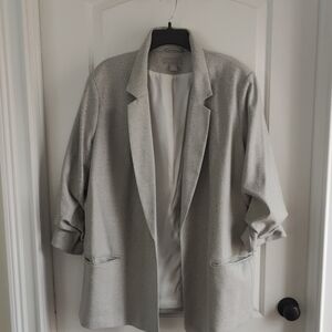 H&M Light Gray Women's Oversized Blazer